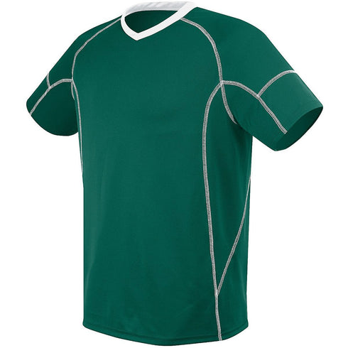 Russell Athletic Youth Kinetic Jersey (322821-C), Color 'Forest/White'